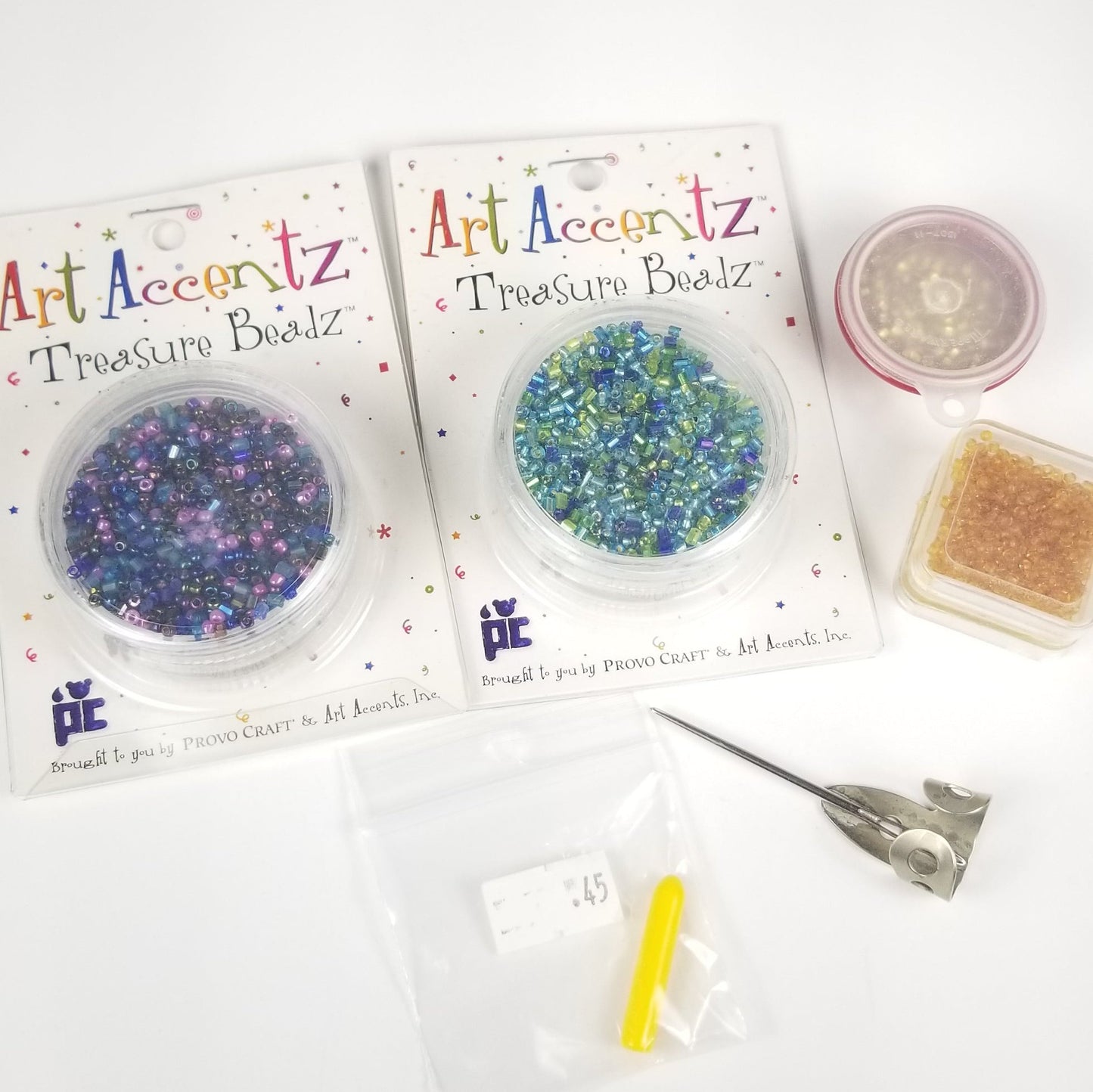Jewlery cross stitch bead bundle Art Accentz treasure beads