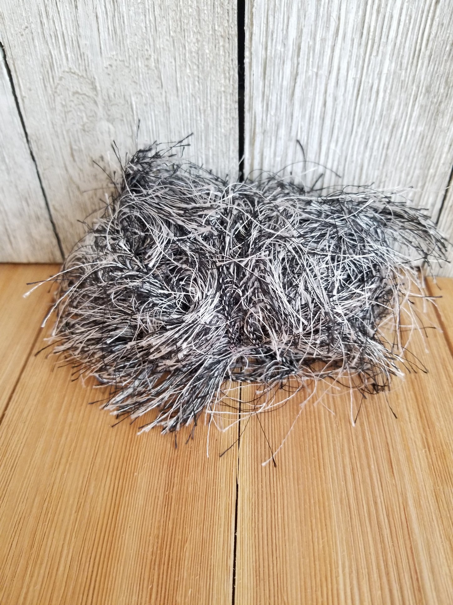 Lion Brand Fun Fur Prints Yarn Lava 2 skein bundle