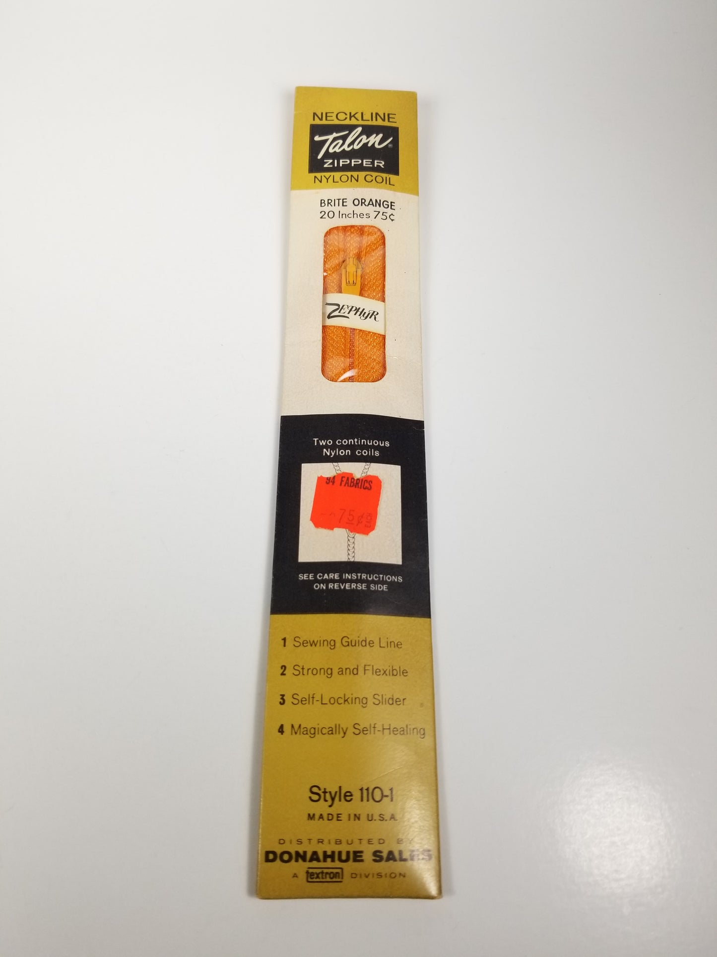 NOS Vintage Zippers (U PICK COLOR, LENGTH, TYPE) Talon Coats Clark