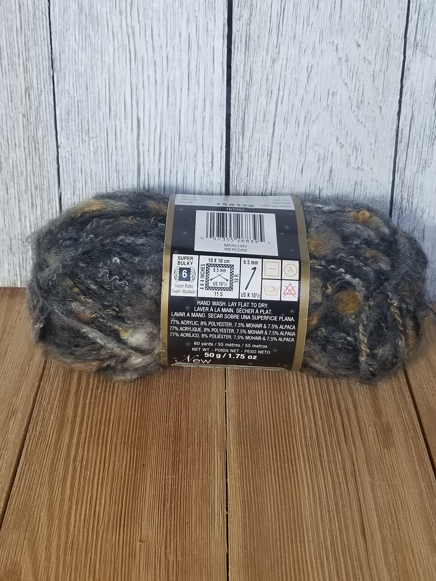 Bernat Galaxy Mercury Yarn 50g Skein Acrylic, Polyester, Mohair, Alpaca