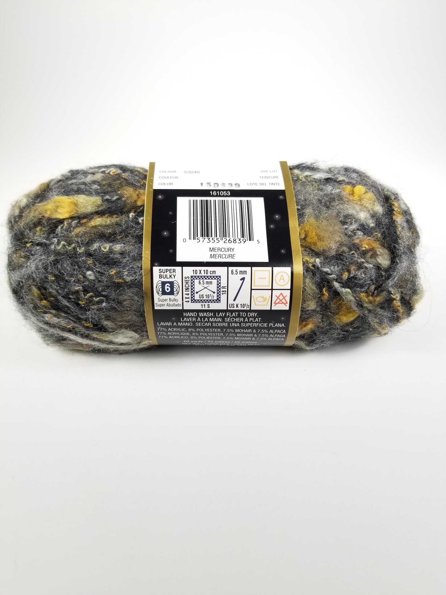 Bernat Galaxy Mercury Yarn 50g Skein Acrylic, Polyester, Mohair, Alpaca