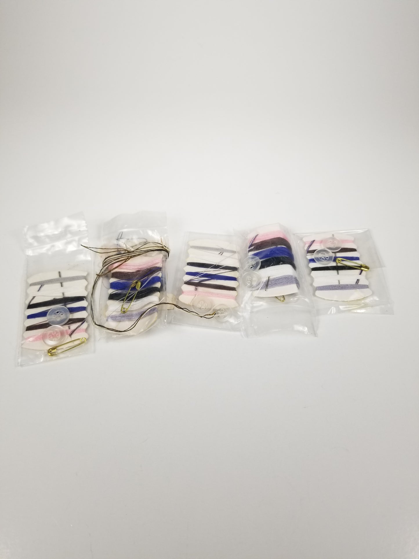 Sewing Kits lot of 9 mini kits hotel advertising