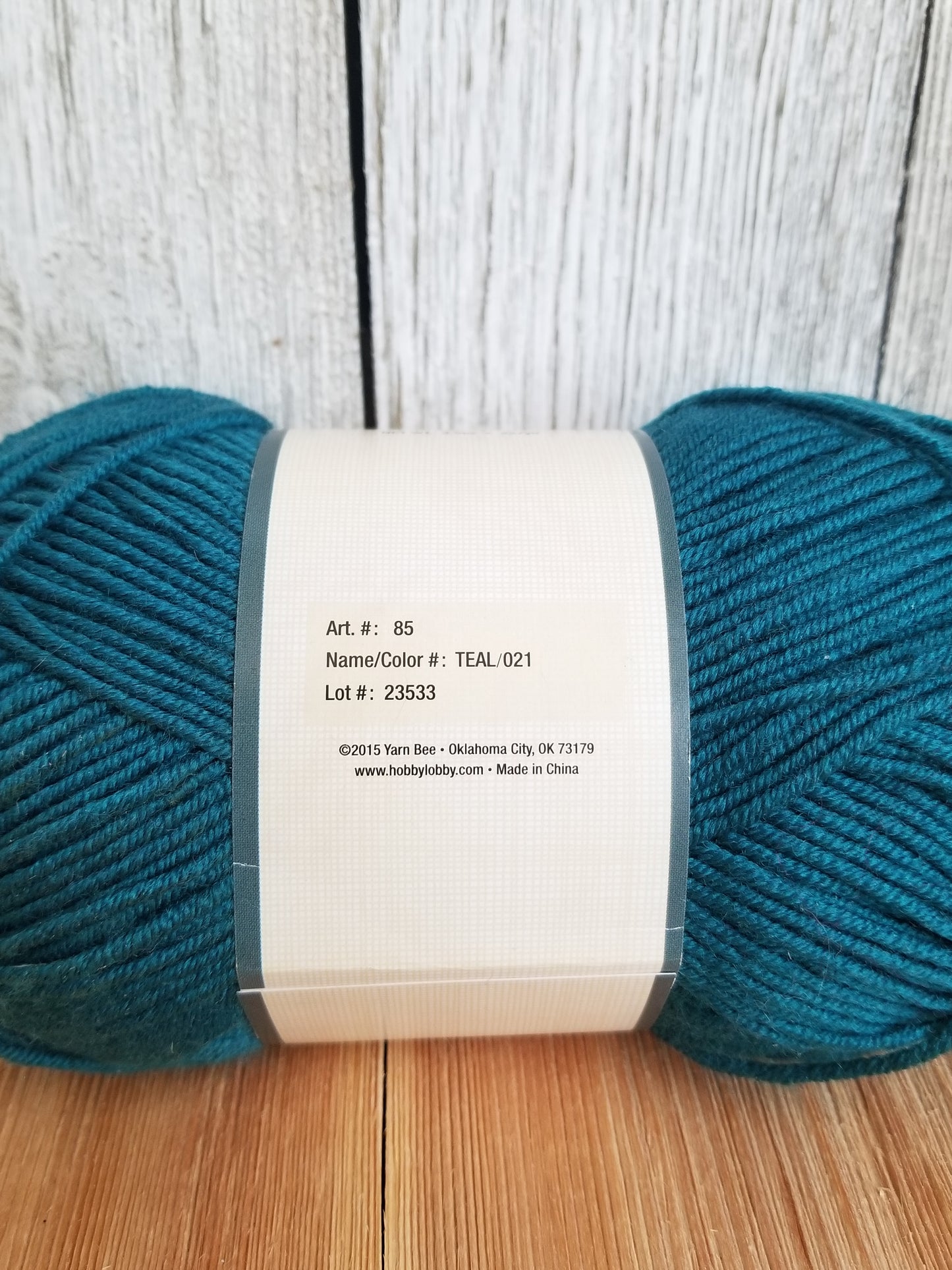 Yarn Bee Must Be Merino Teal 3.5oz Dk Weight Merino Blend yarn one skein
