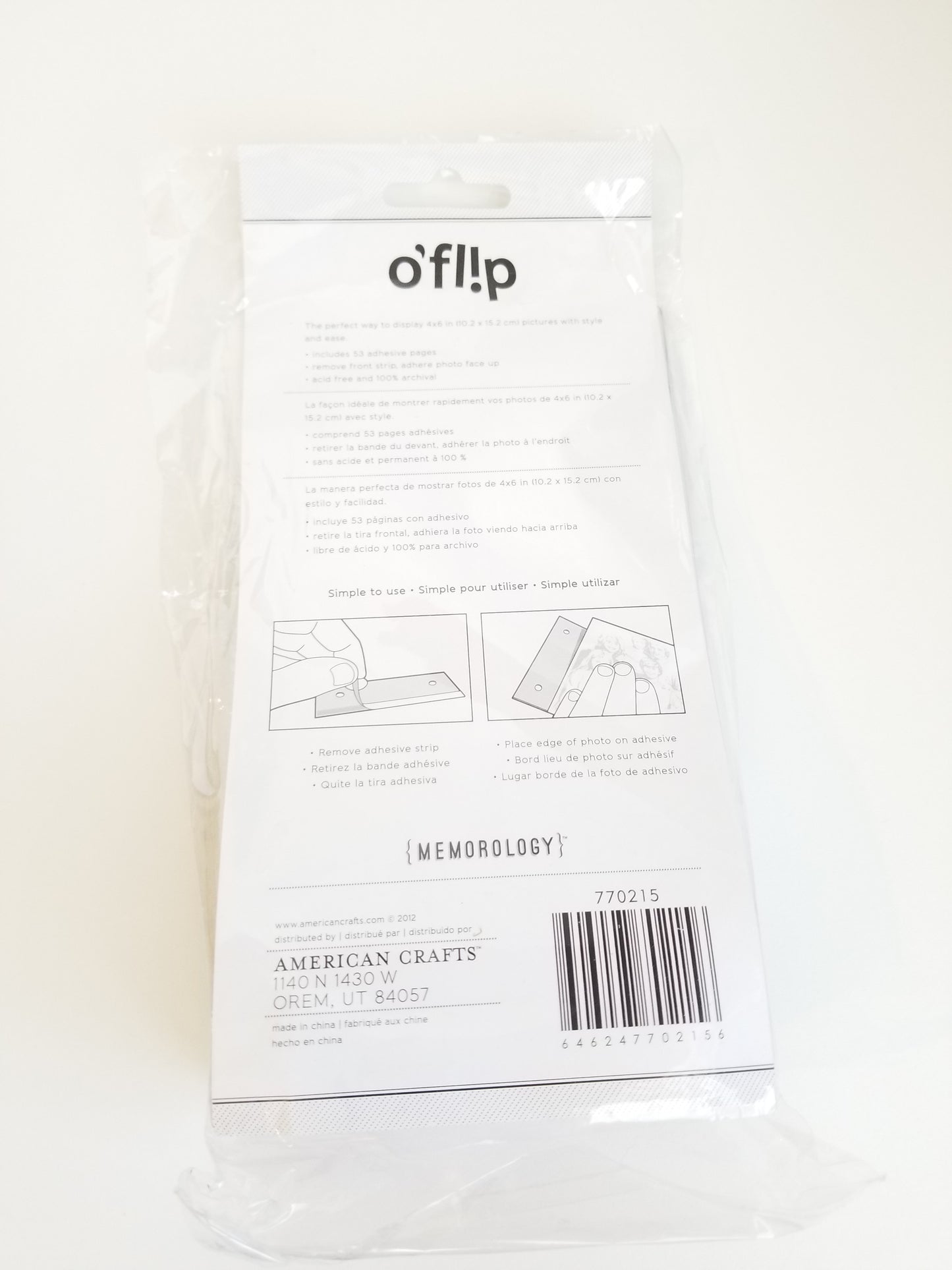O' flip photo book ALBUM scrapbook
