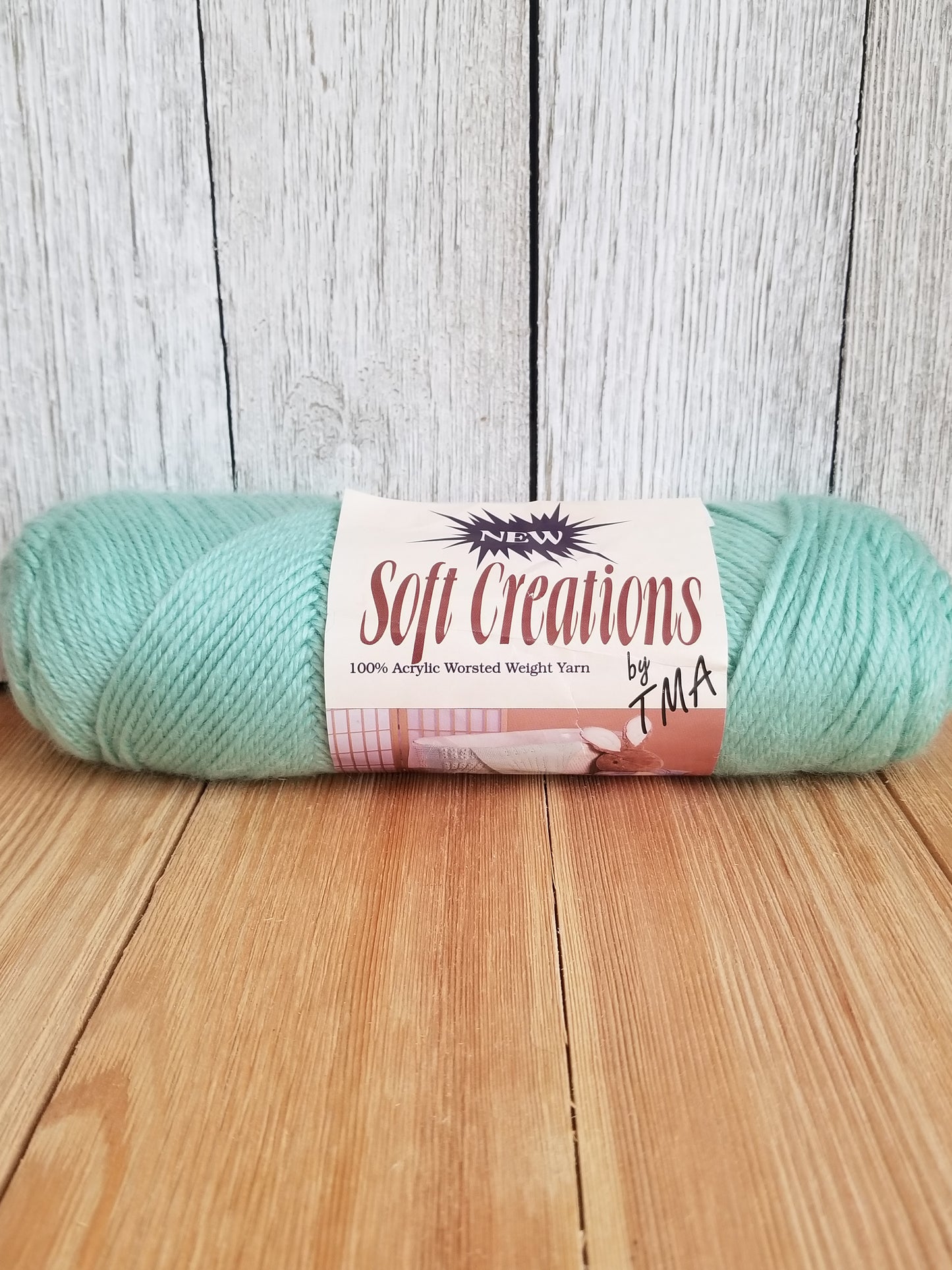 Soft Creations Vintage Acrylic Yarn Sand, Sage, Dk. Sea Green, Wine Choose your Color