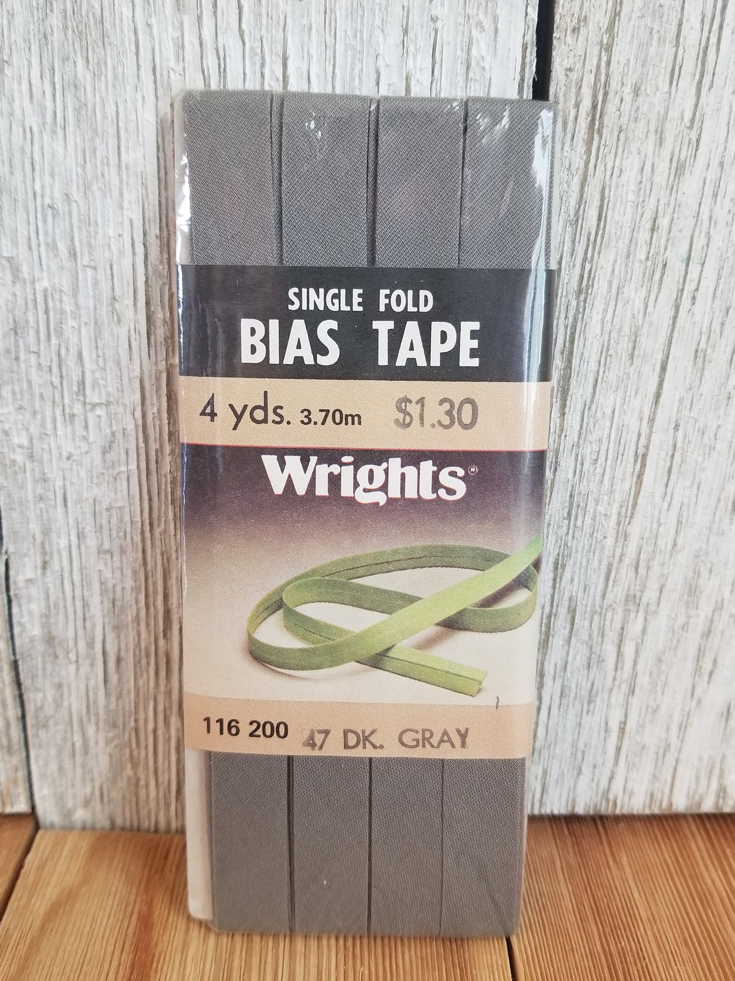 Vintage Single Fold Bias Tape Wright's Boiltex, J&P Coats, Talon, Warren (Pick Your Color)