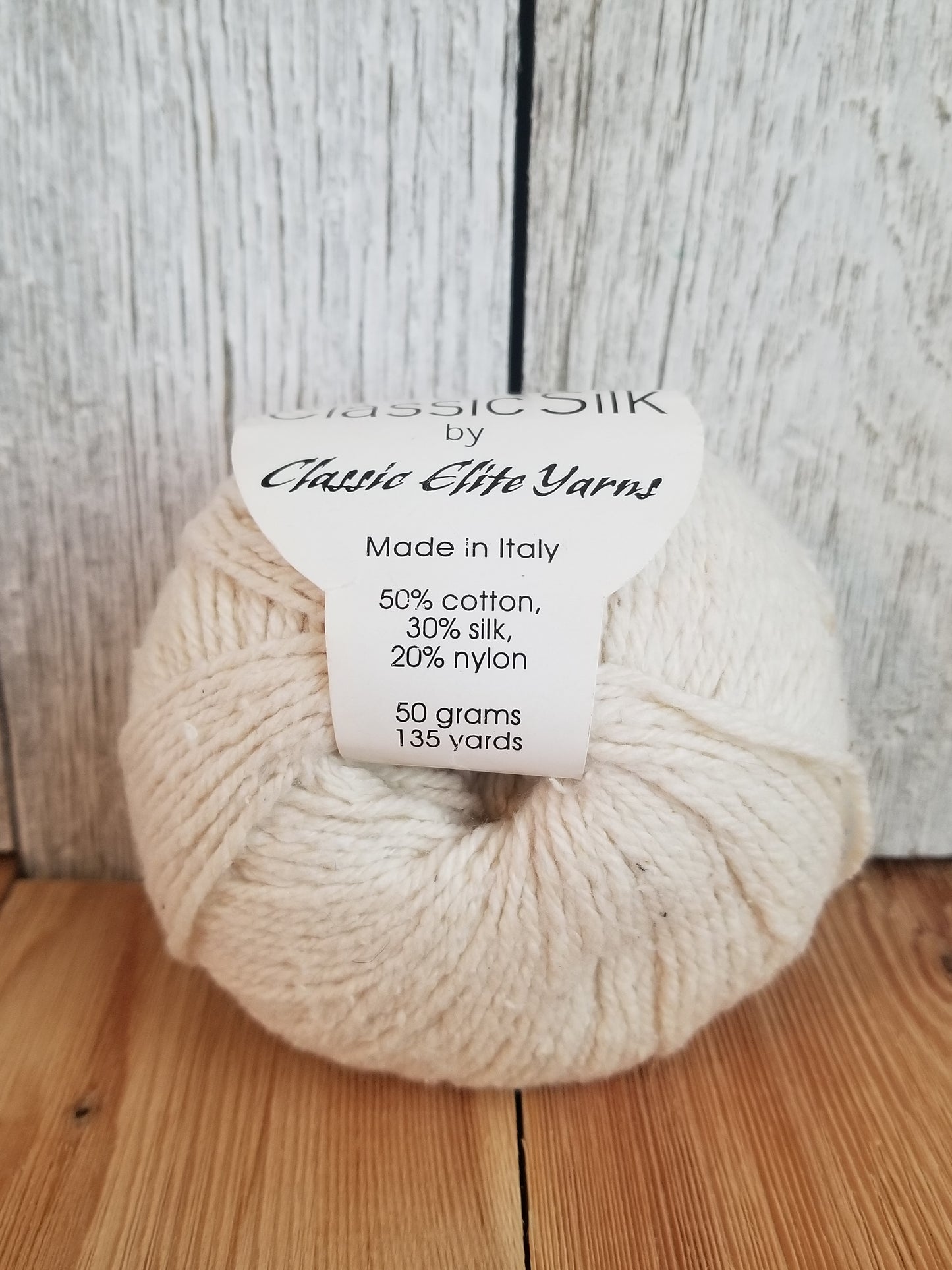 Classic Silk Classic Elite Yarns Cream 6916 3 skein bundle