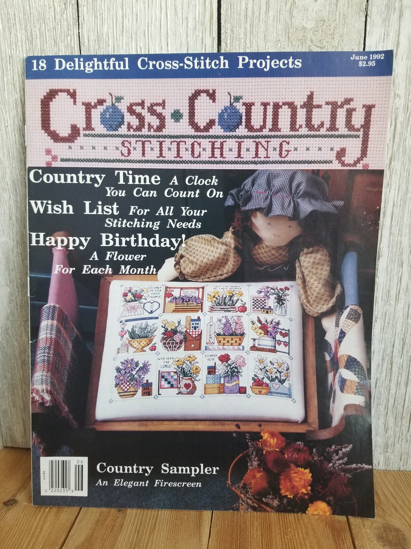 Cross Country Stitching Magazine Cross Stitch Pattern Choose Your Book