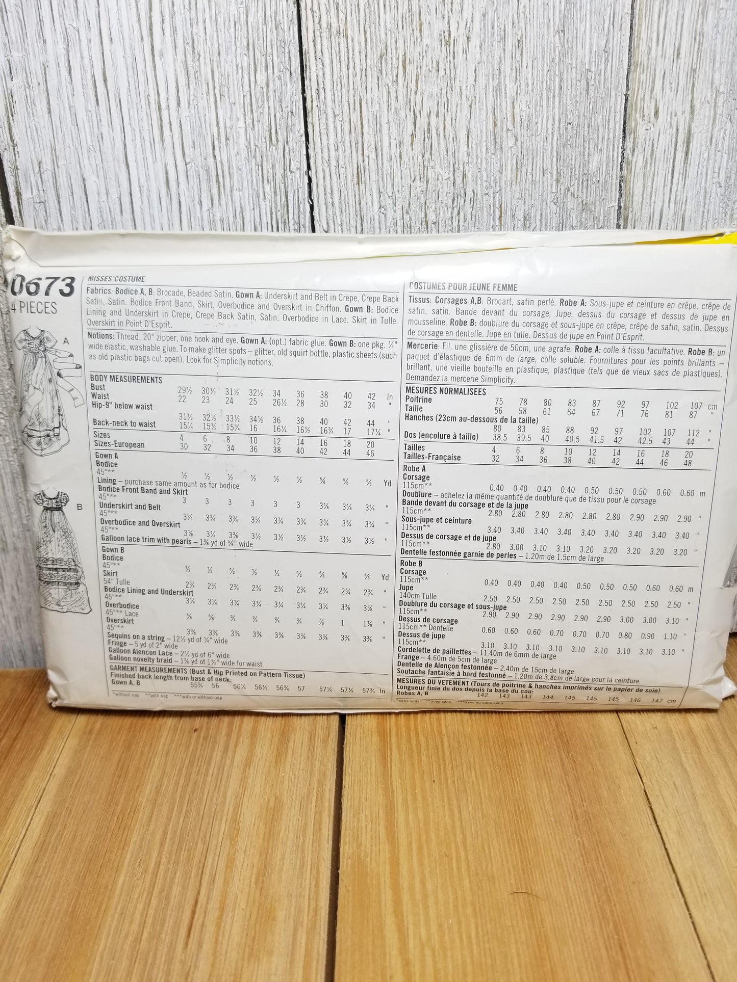 Simplicity 0673 8399 Sewing Pattern Misses Costume Gown Underskirt Belt Bodice Skirt Overskirt Edwardian Titanic Bridgerton Size 10 12 14 Uncut FF