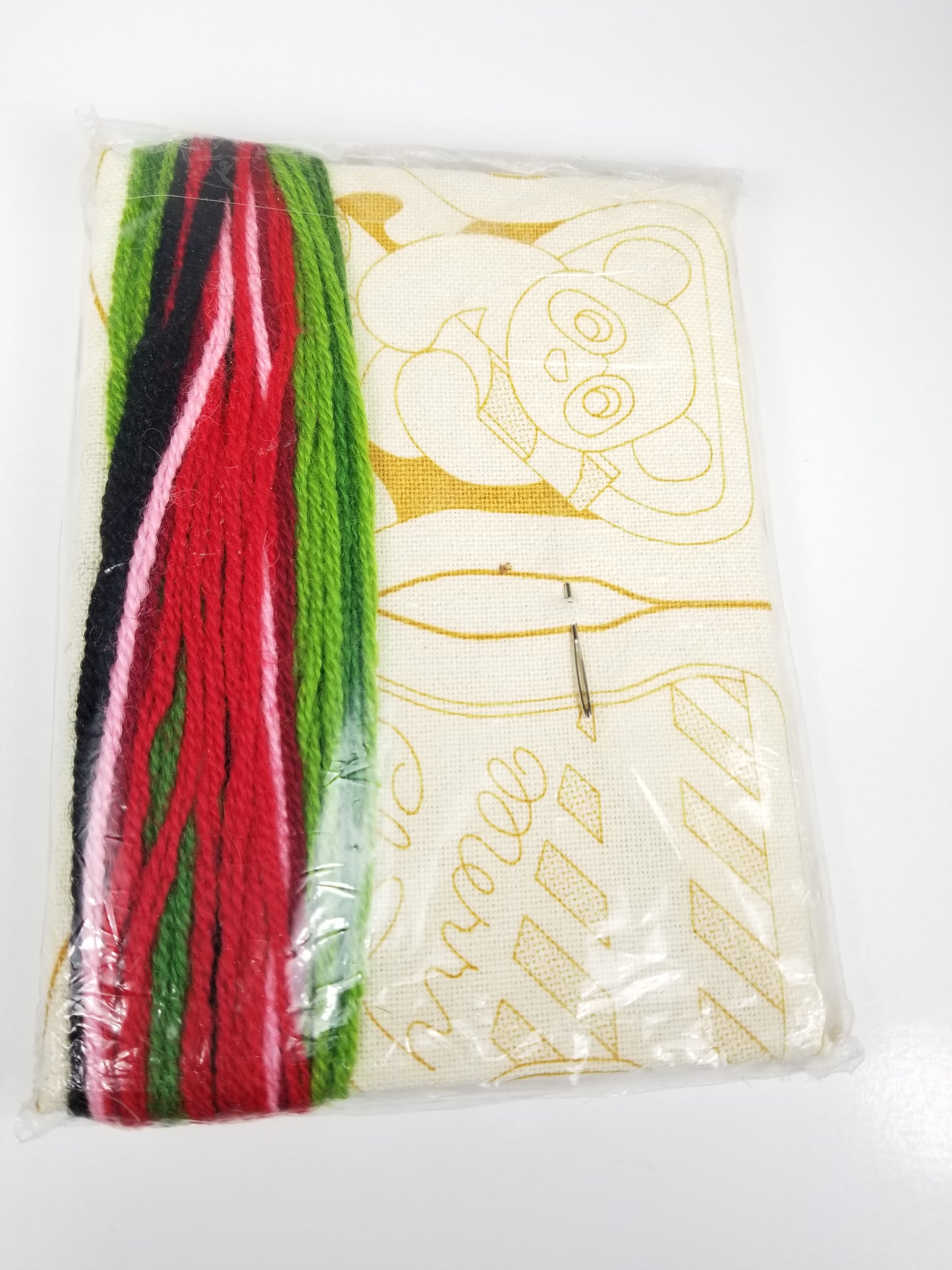 Jiffy Stitchery Panda Stocking Ornament #115 Christmas Embroidery Kit