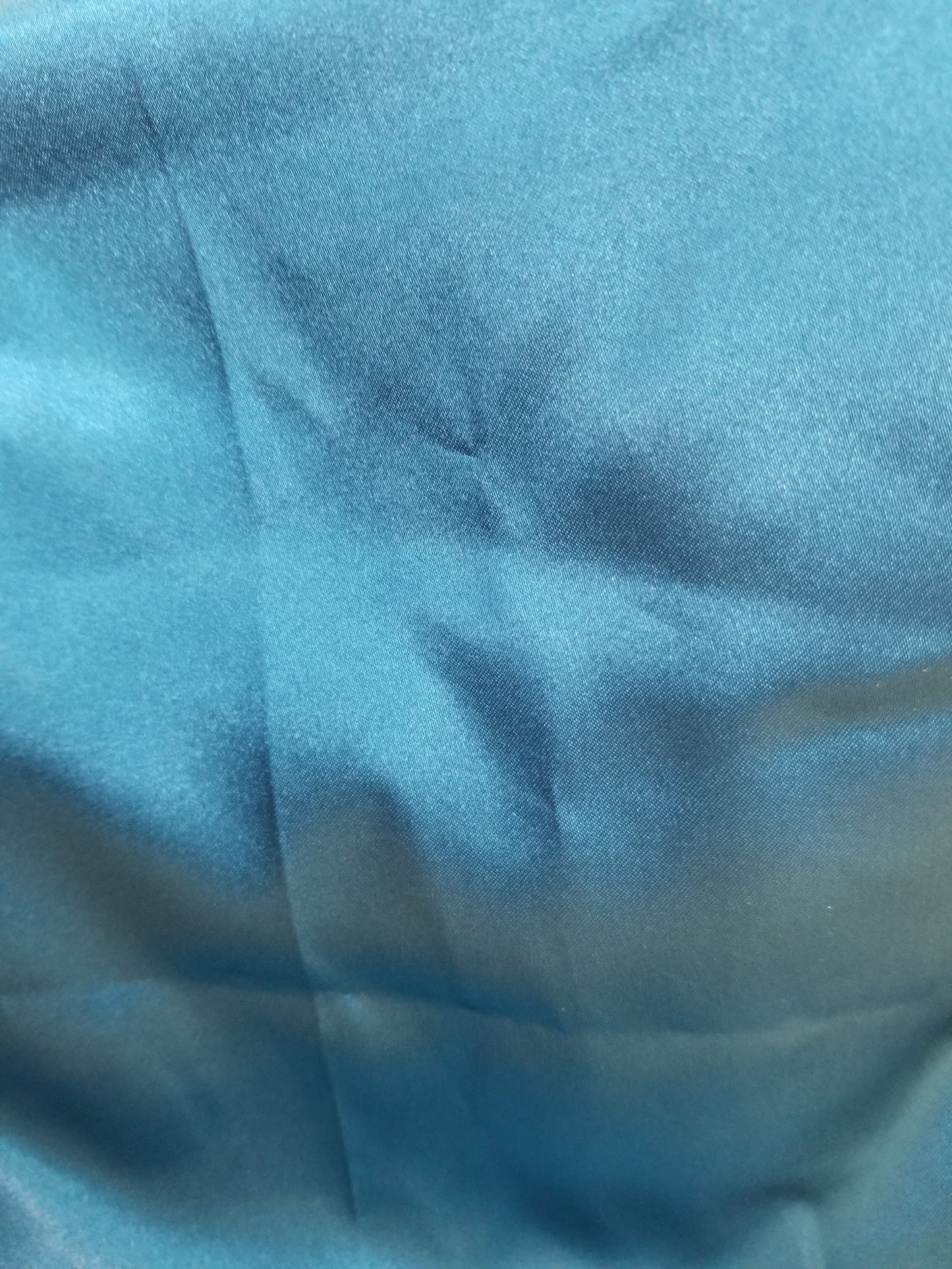 Satin Fabric Bundle Turquoise Green and Sunflower Gold