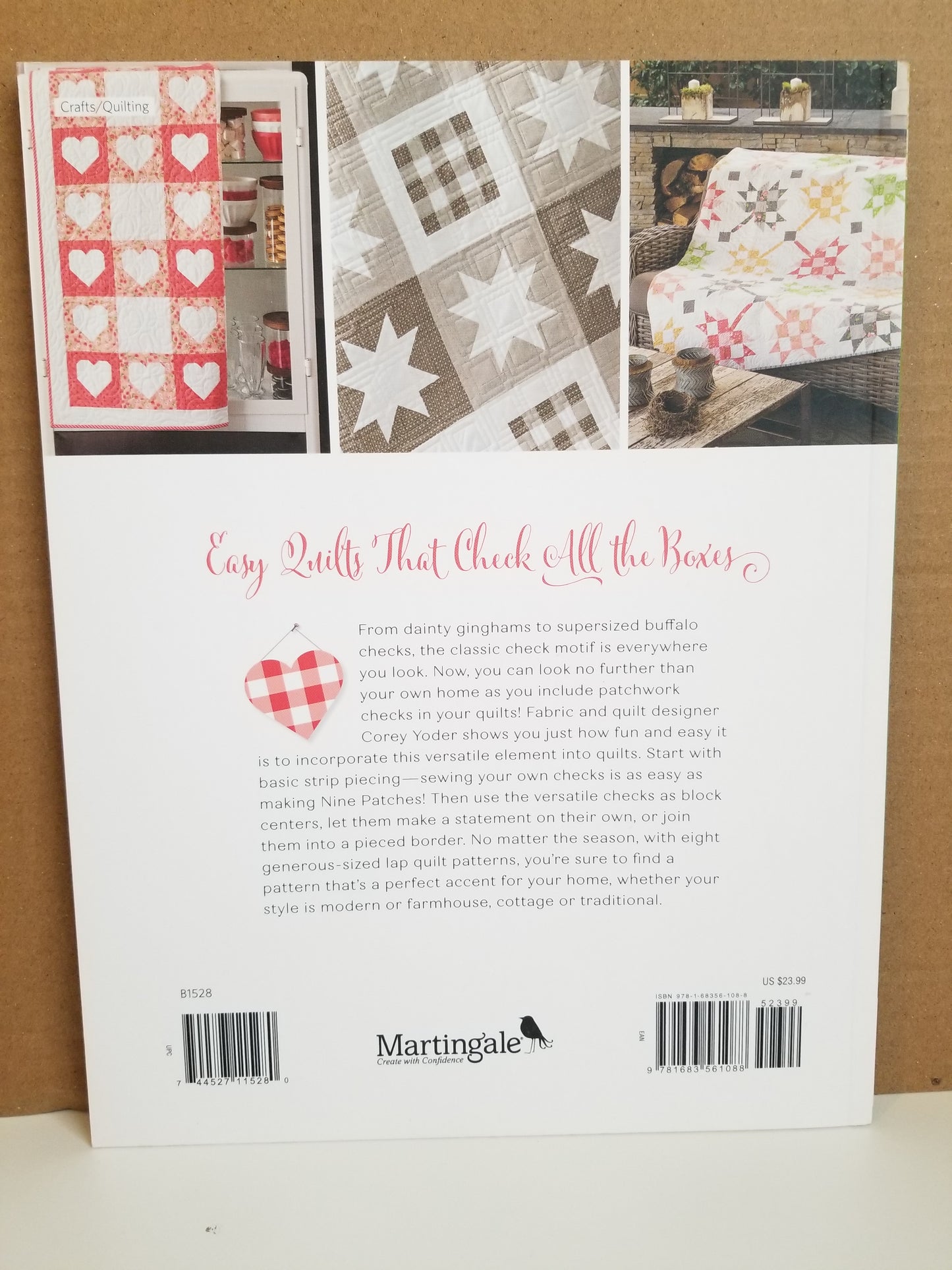 Checks Mix Quilt by Corey Yoder Paper Piecing Book