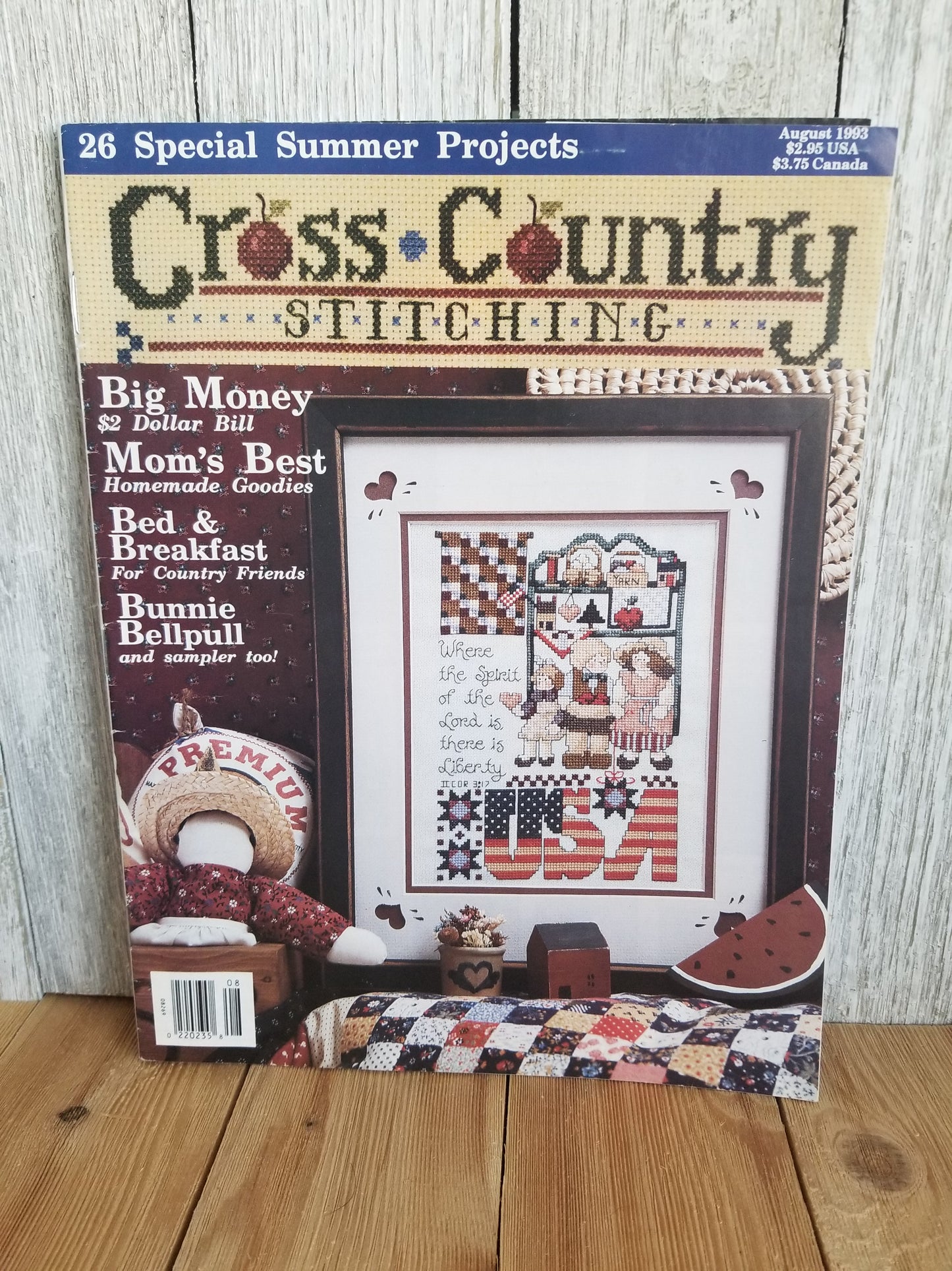 Cross Country Stitching Magazine Cross Stitch Pattern Choose Your Book