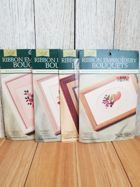 Blumenthal Lansing Craft Silk Ribbon Bouquet 1996 Kit (you pick)