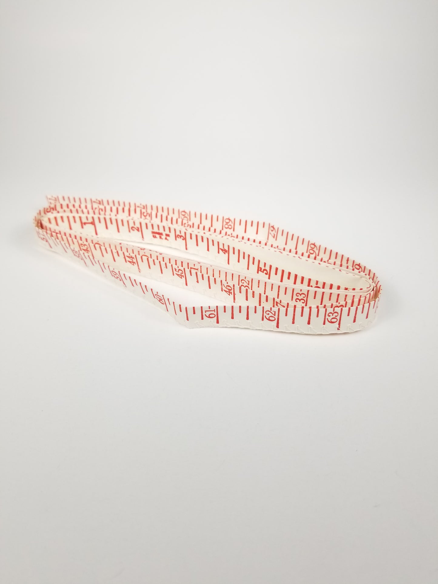 Collectible Advertising Measuring Sewist Tailor Soft tape ruler body hat Ephemera Notions Sewing