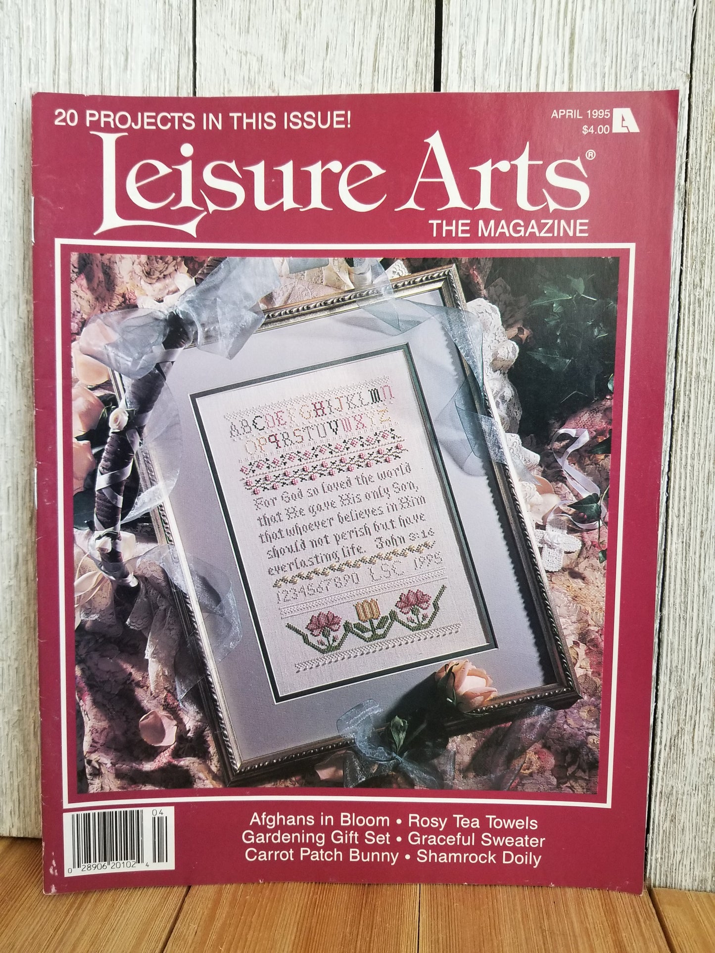 Leisure Arts Magazine Cross Stitch Pattern Choose Your Book