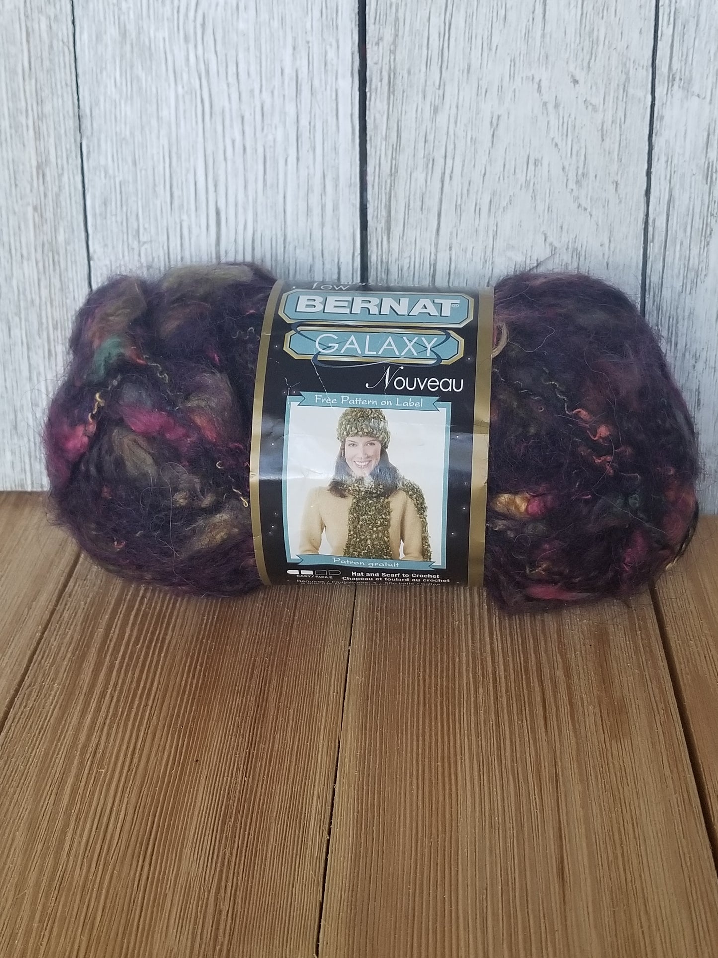 Bernat Galaxy Deep Space Yarn 50g Skein Acrylic, Polyester, Mohair, Alpaca