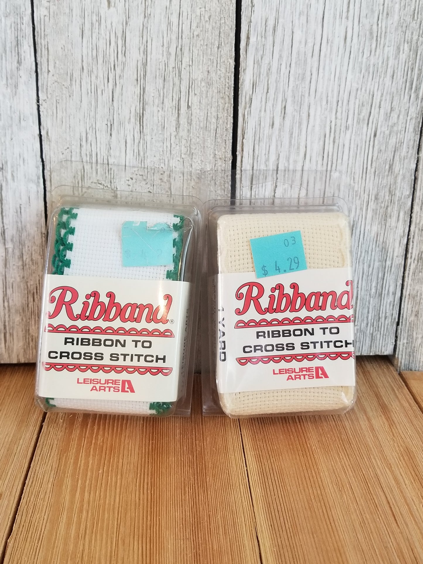 Ribband Cross Stitch Ribbon One Yard (Pick Your Color)