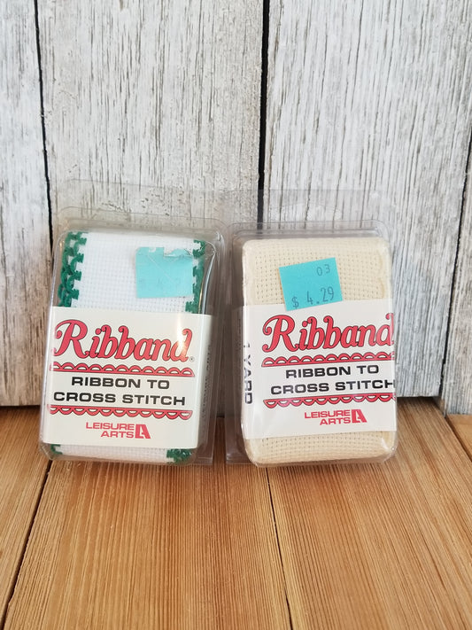 Ribband Cross Stitch Ribbon One Yard (Pick Your Color)