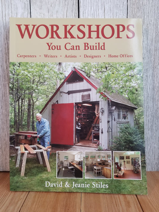 Workshops You Can Build David and Jeanie Stiles Wood Shop Book NEW