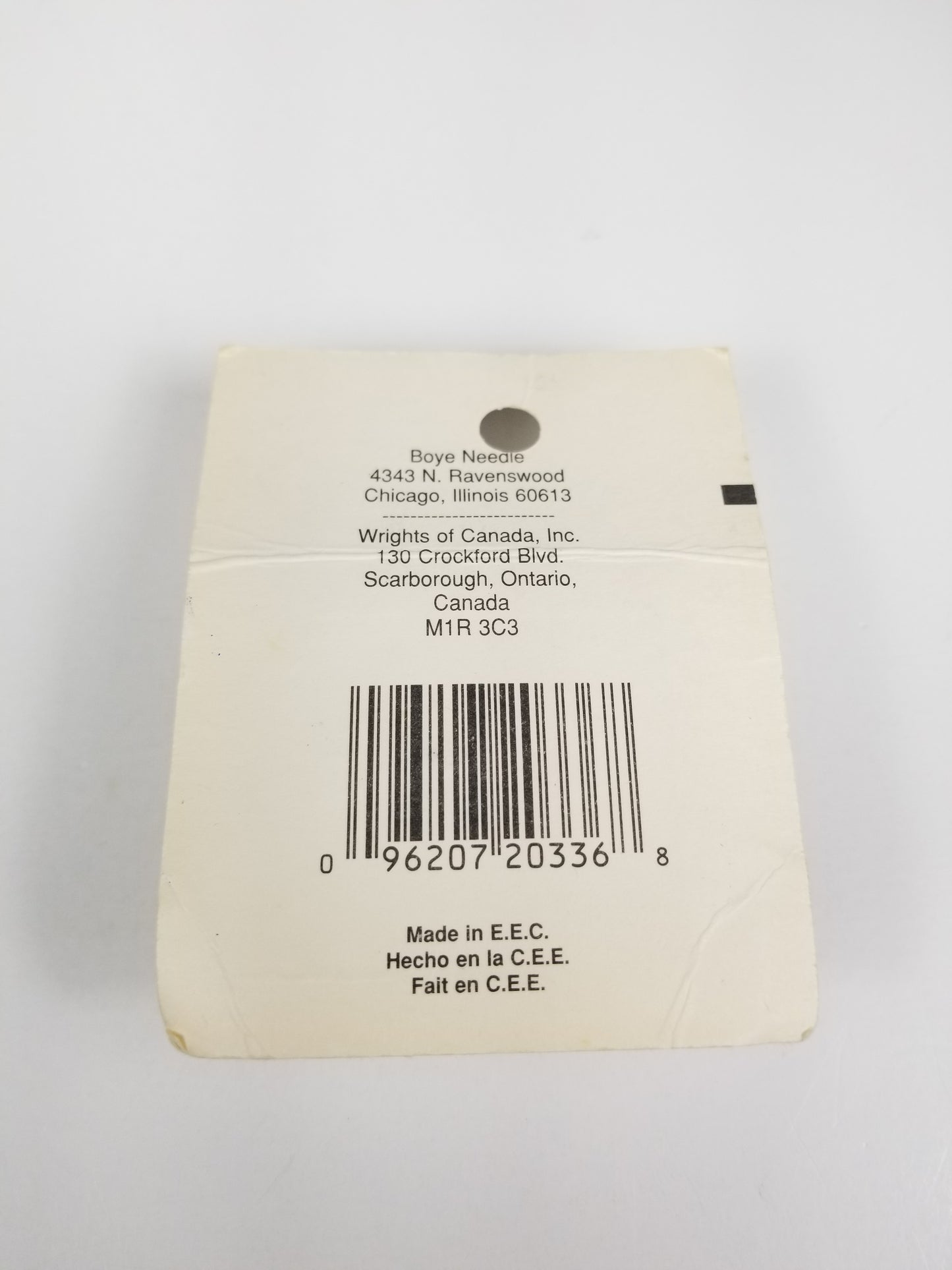 NOS Vintage Boye Knit Tally knitting counter Boye Wrights