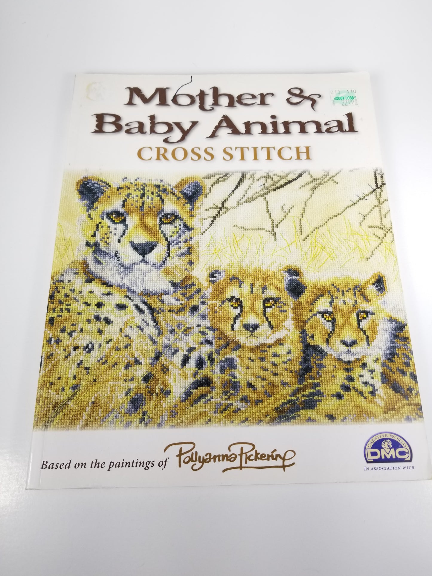 Mother and Baby Animal Counted Cross Stitch Pattern Book