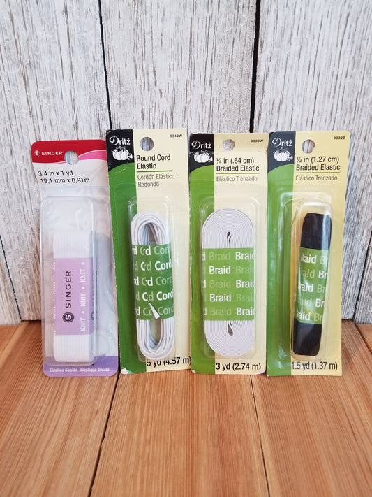 Sealed Stretch Cording Elastic NIP (U PICK brand, weight, color)