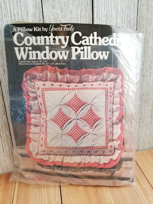 Country Cathedral Window Pillow Kit By Yours Truly QJ01