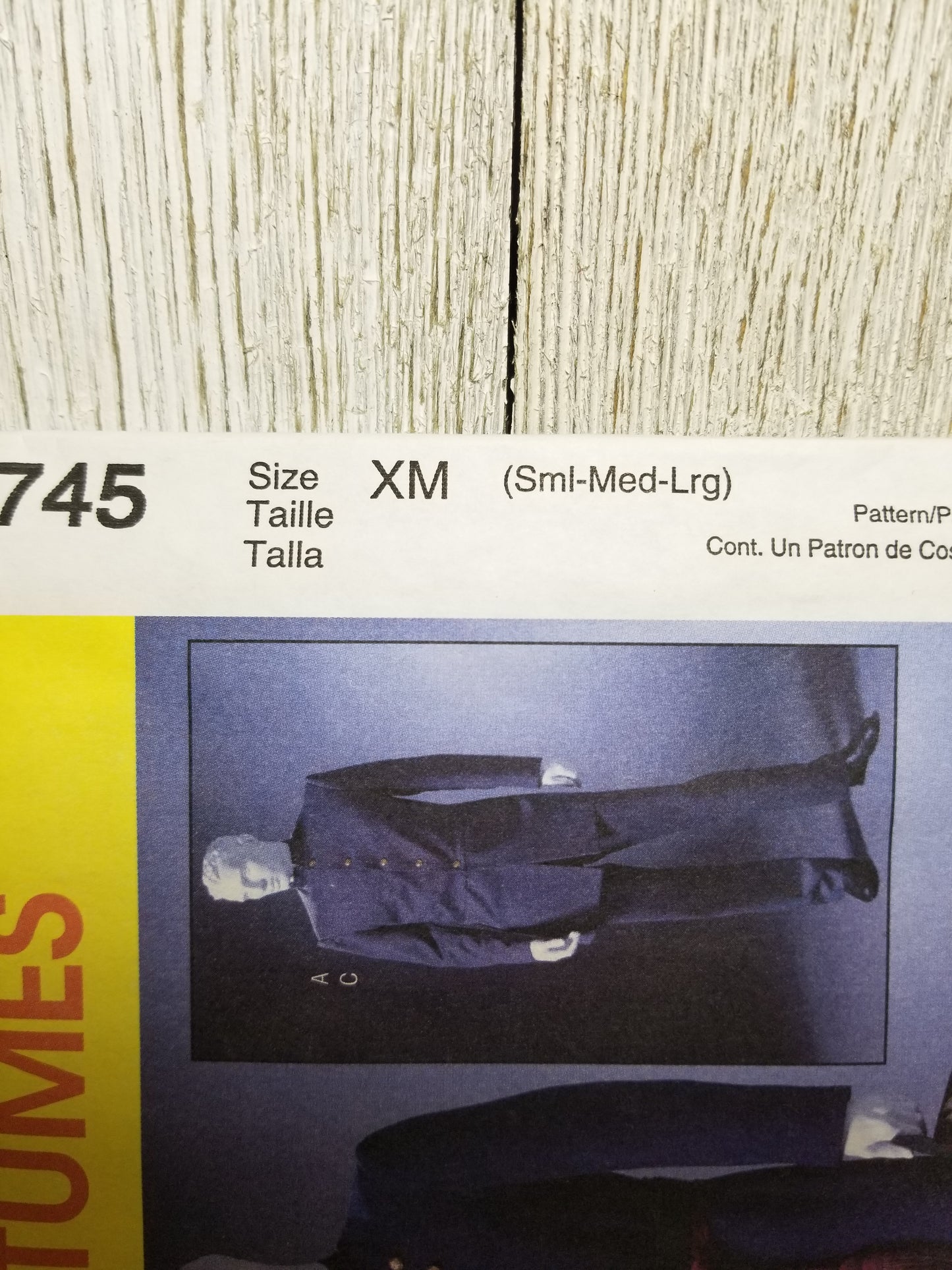 McCall's COSTUMES #M4745 Cosplay XN XM sml-lrg Xlg-XXxl uncut ff sewing pattern