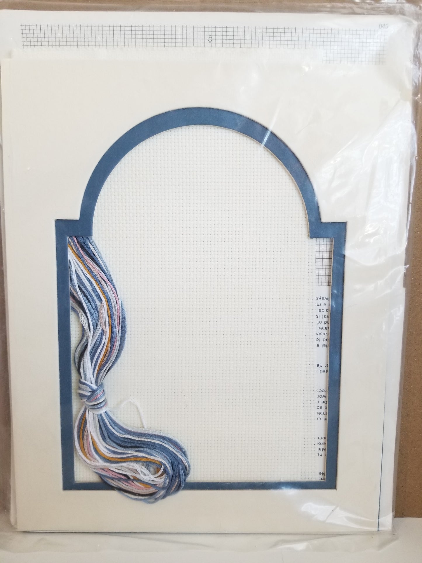 No parking Three Needles Cross Stitch Kit with Frame