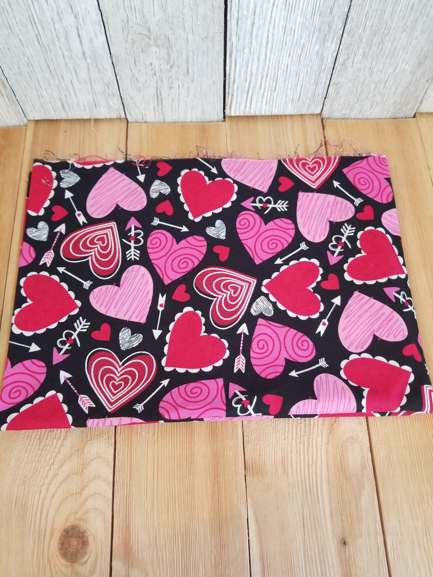 2000's Style Lot 100% Cotton Fabric Peace Sign, Smiley Face Emoji, Day of the Dead Skull, Hearts