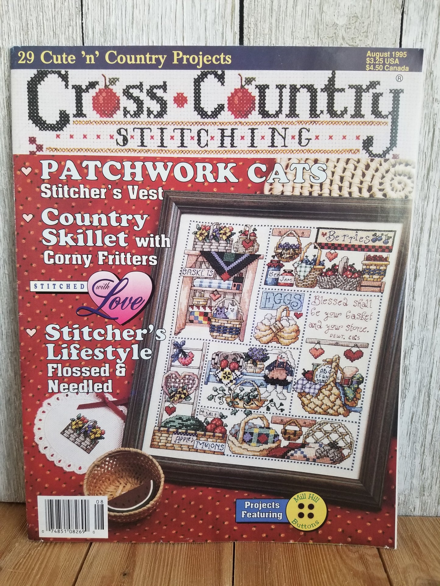 Cross Country Stitching Magazine Cross Stitch Pattern Choose Your Book