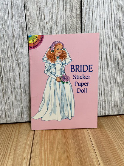 Dover Little Activity Books Sticker Paper Dolls NEW (You Pic Design) Astronaut and Bride Excellent condition