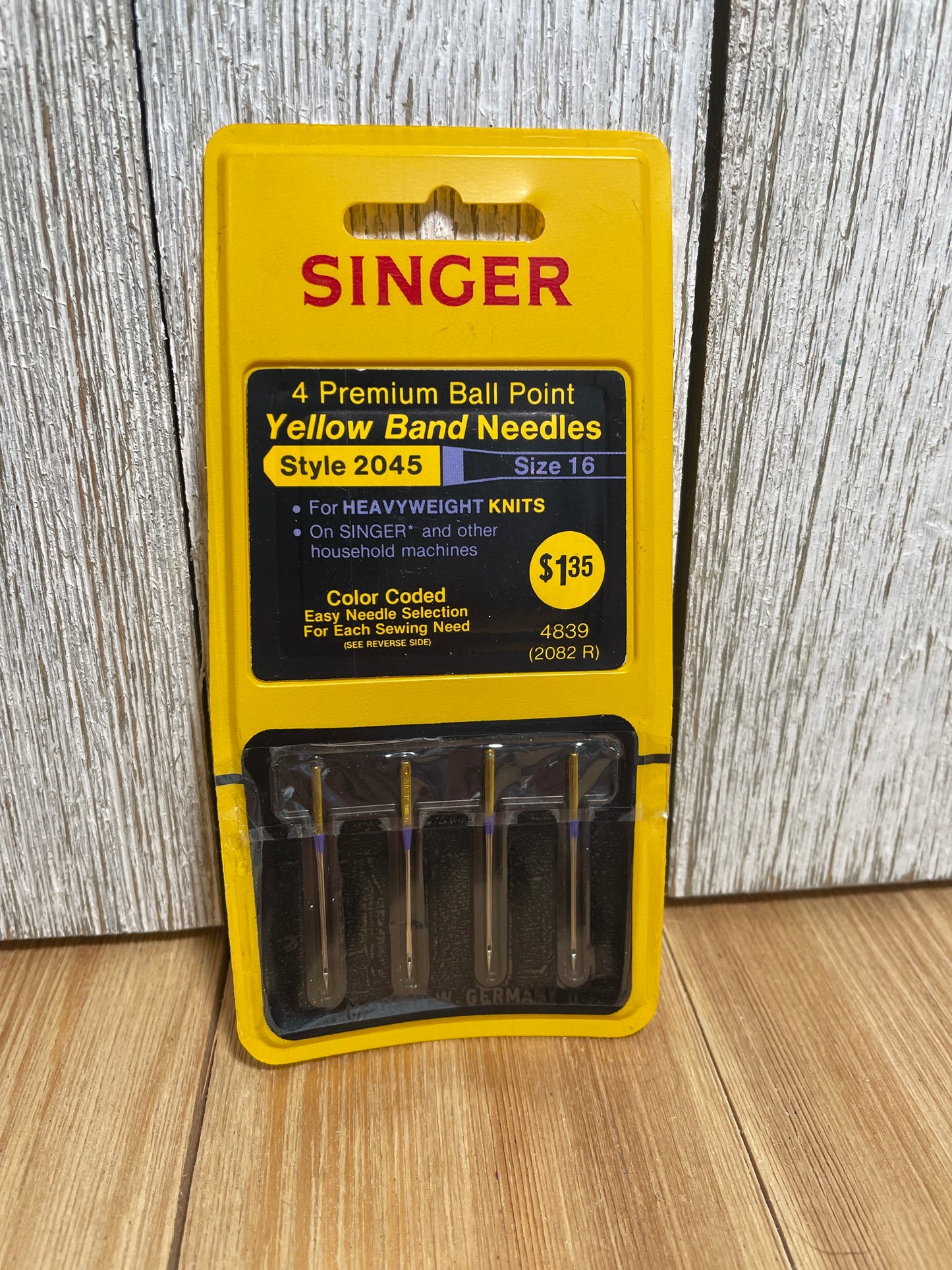 Singer Sealed Premium Sewing Machine Needles (U PICK SIZE)