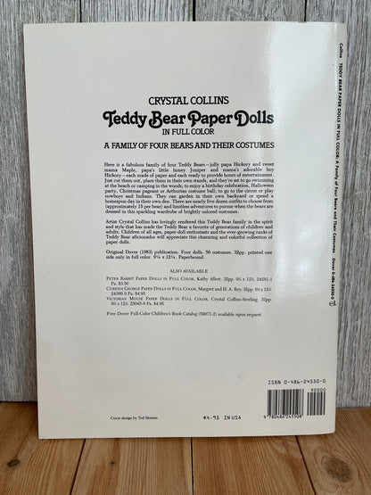 Uncut Paper Dolls in Full Color by Theodore Menten, Peggy Rosamond, Shelia Young, Kathy Allert, And the Wenham Museum Book New