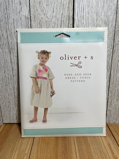 Oliver + S Girls Child Dress and Shorts Physical Pattern (U PIC Pattern) UNCUT FACTORY FOLDED Oliver and S