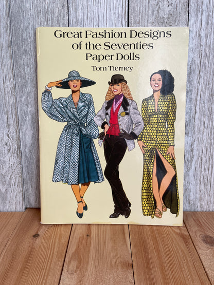 Uncut Paper Dolls in Full Color by Tom Tierney Book New