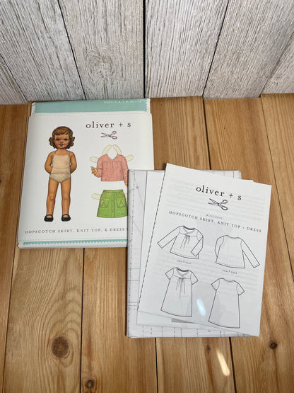 Oliver + S Girls Child Dress and Shorts Physical Pattern (U PIC Pattern) UNCUT FACTORY FOLDED Oliver and S
