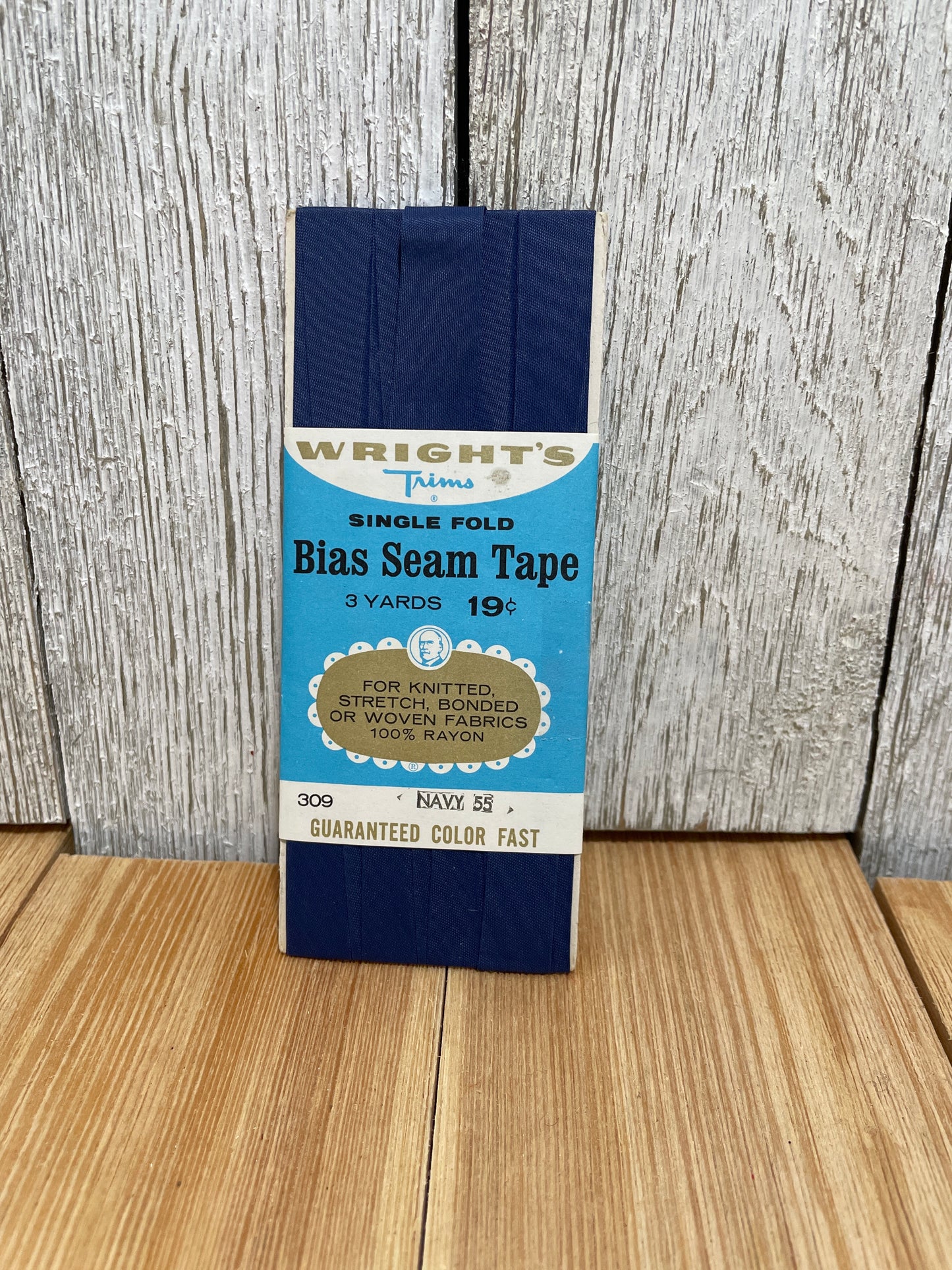 Vintage Single Fold Bias Tape Wright's Boiltex, J&P Coats, Talon, Warren (Pick Your Color)