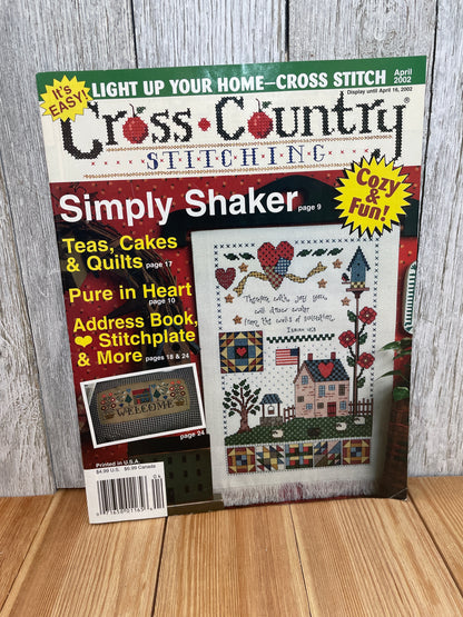 Cross Country Stitching Magazine Cross Stitch Pattern Choose Your Book