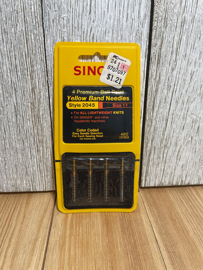 Singer Sealed Premium Sewing Machine Needles (U PICK SIZE)