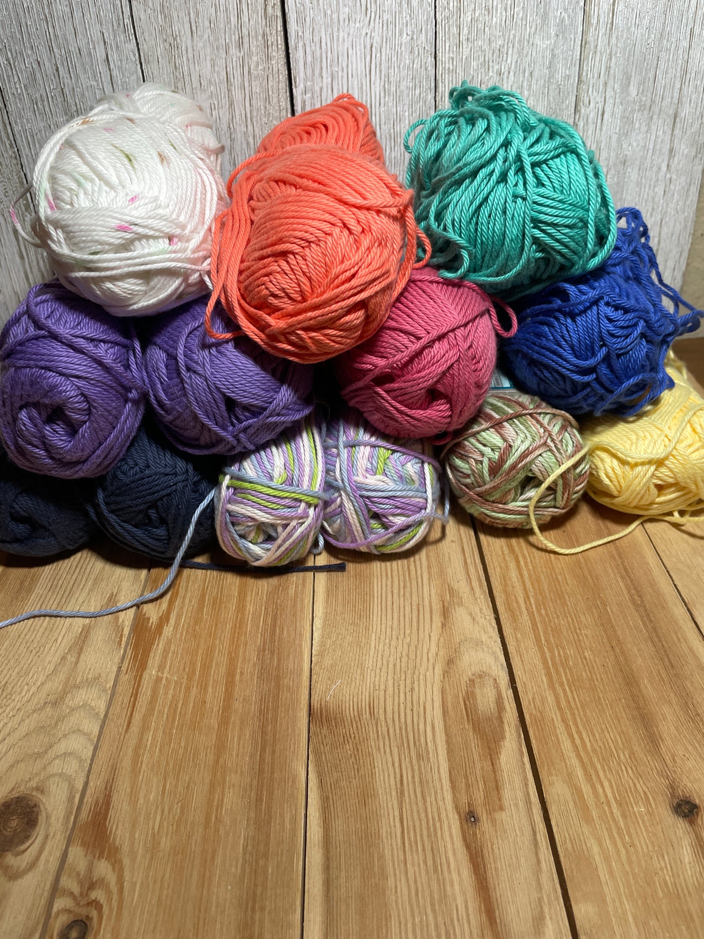 I Love This Cotton Worsted Cotton Yarn Solid and Print (U PIC Bundle)