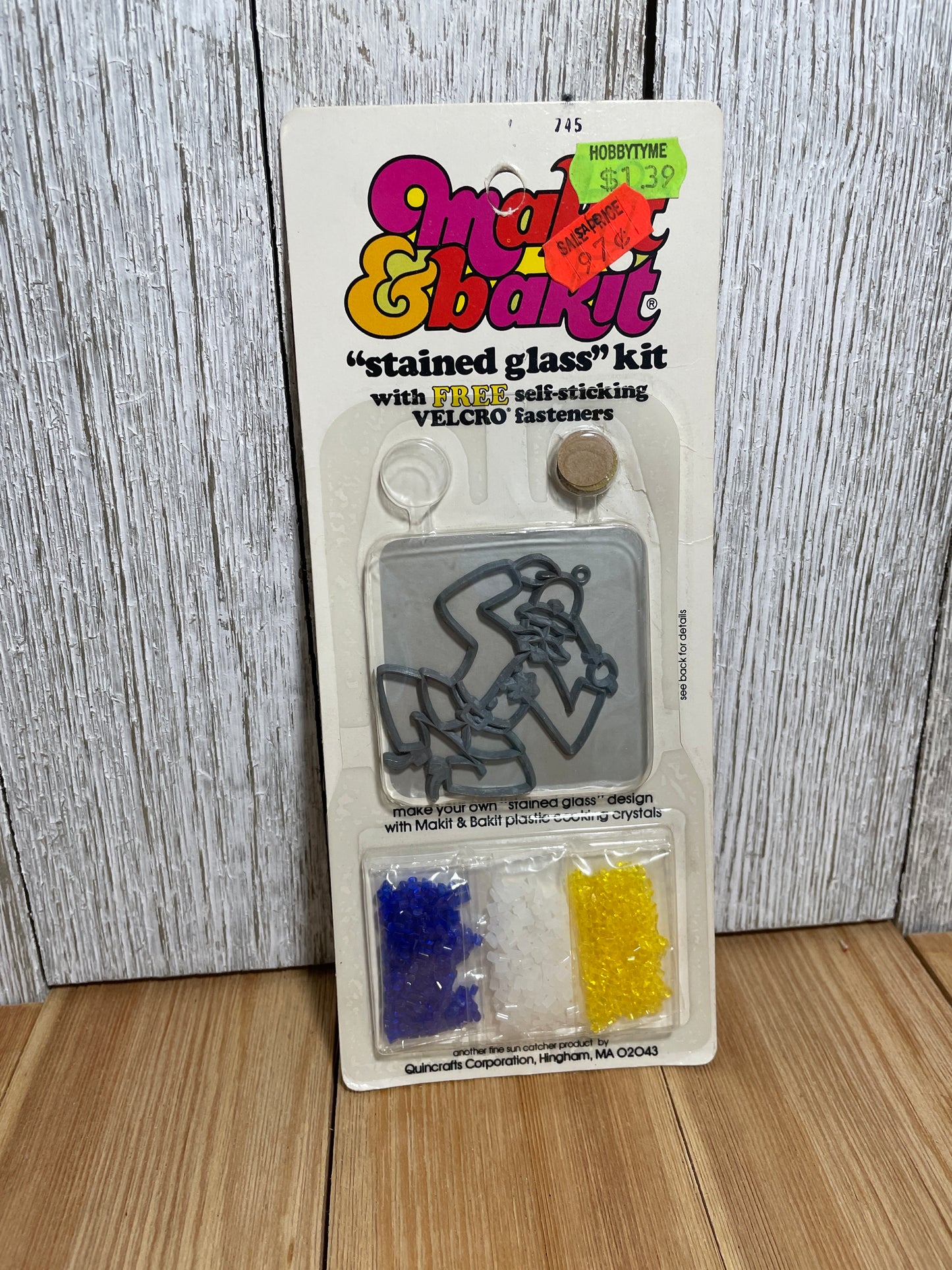 Vtg Makit & Bakit Suncatcher FULL KITS (U Choose Design) Frame and Crystals