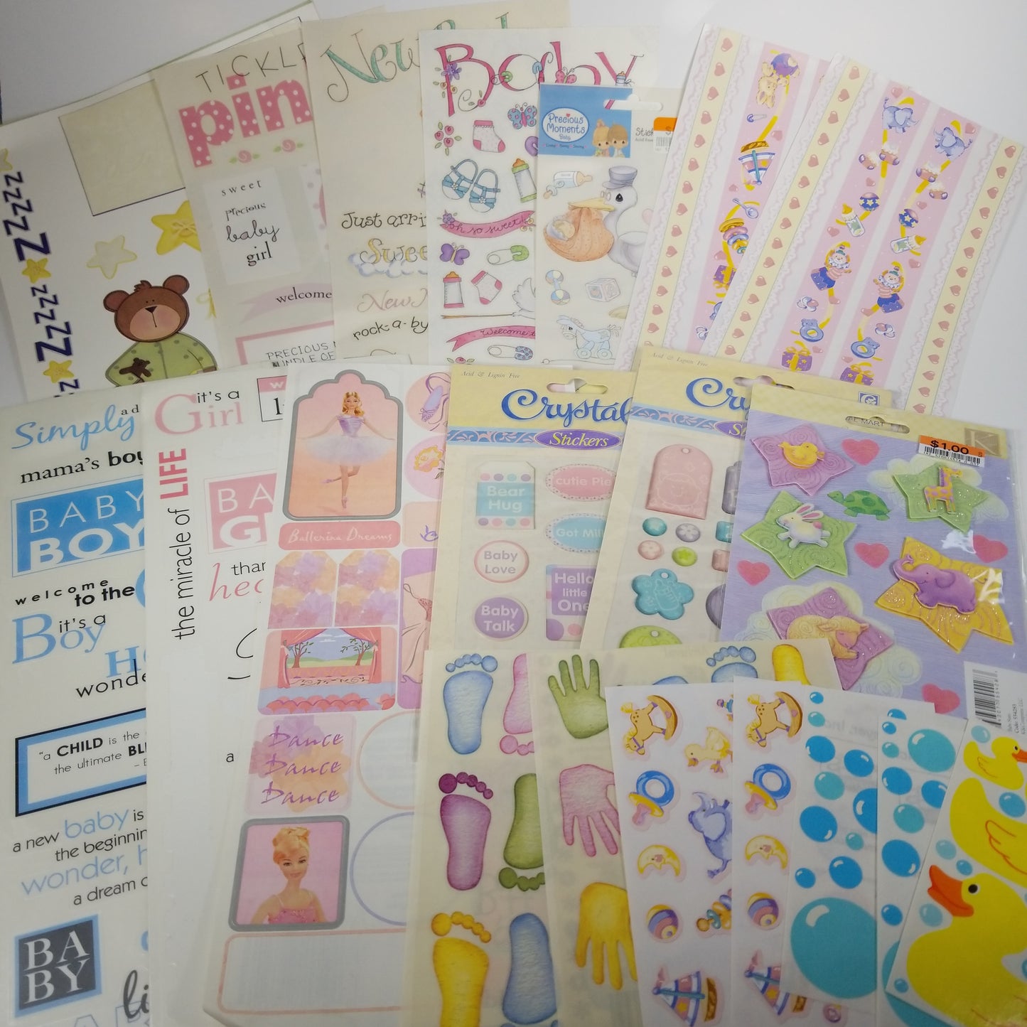 The Ultimate Baby Sticker Bundle 20 sheets