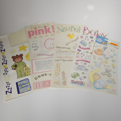 The Ultimate Baby Sticker Bundle 20 sheets