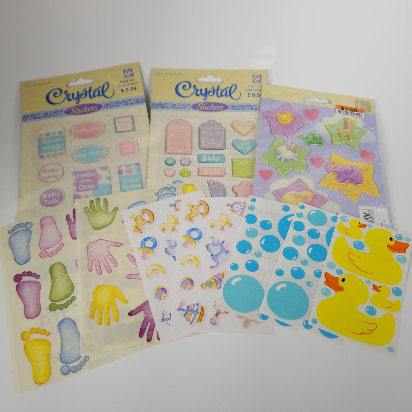 The Ultimate Baby Sticker Bundle 20 sheets