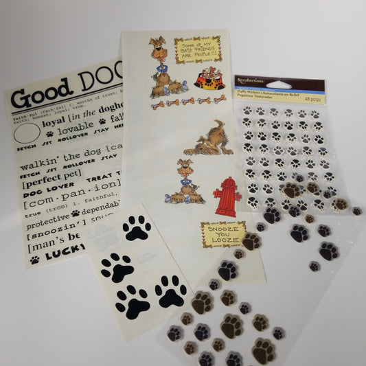 Dog sticker bundle 5 sheets