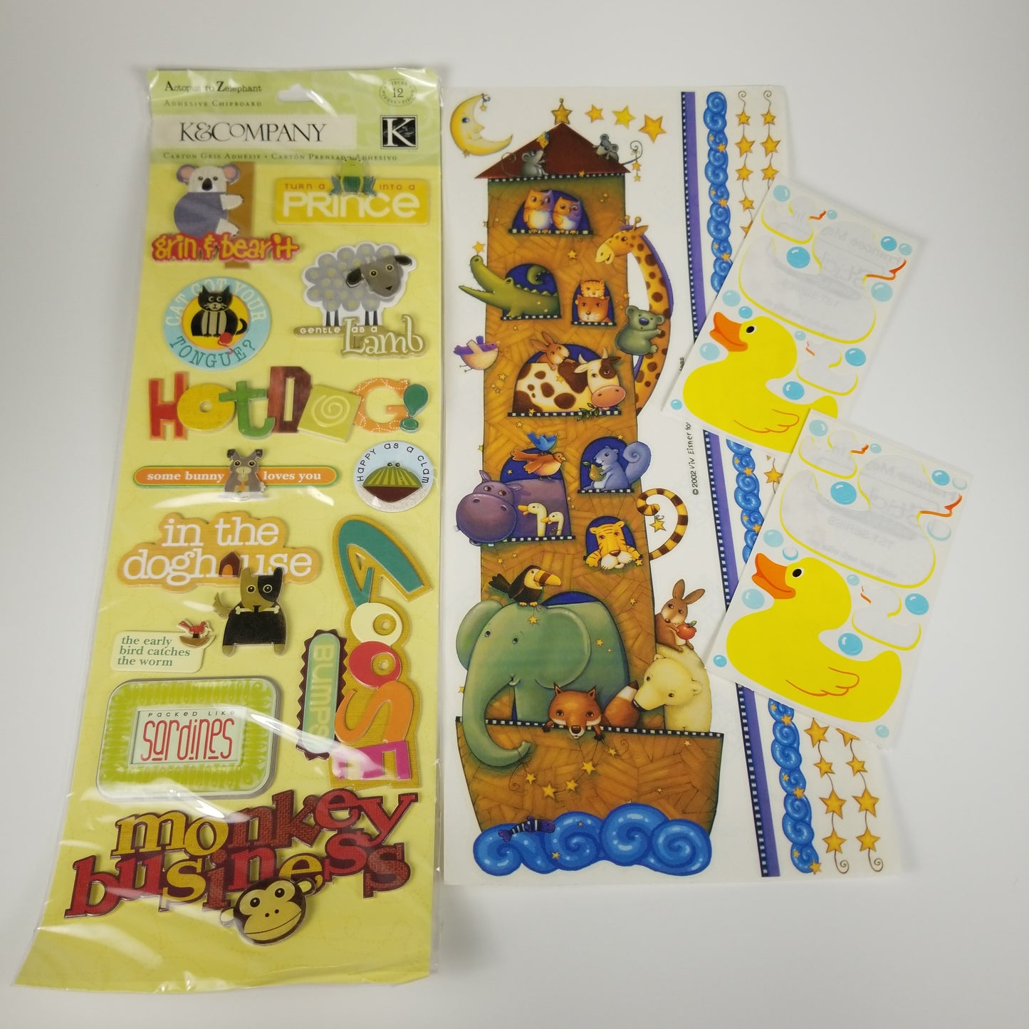 Animal sticker bundle 4 sheets