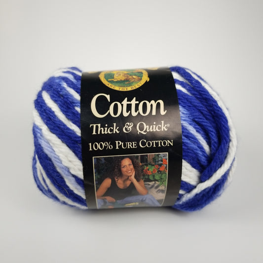 Lion Brand Yarn Cotton Wedge Wood (1 skein)