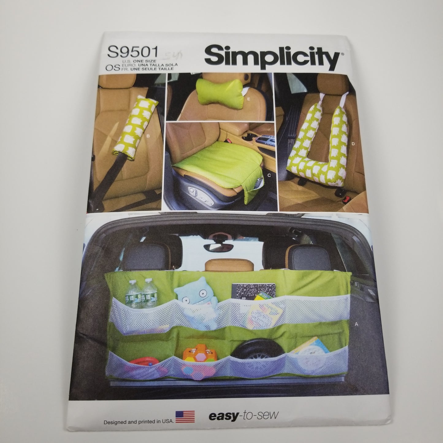 Simplicity Baby Car Accessories Sewing Pattern